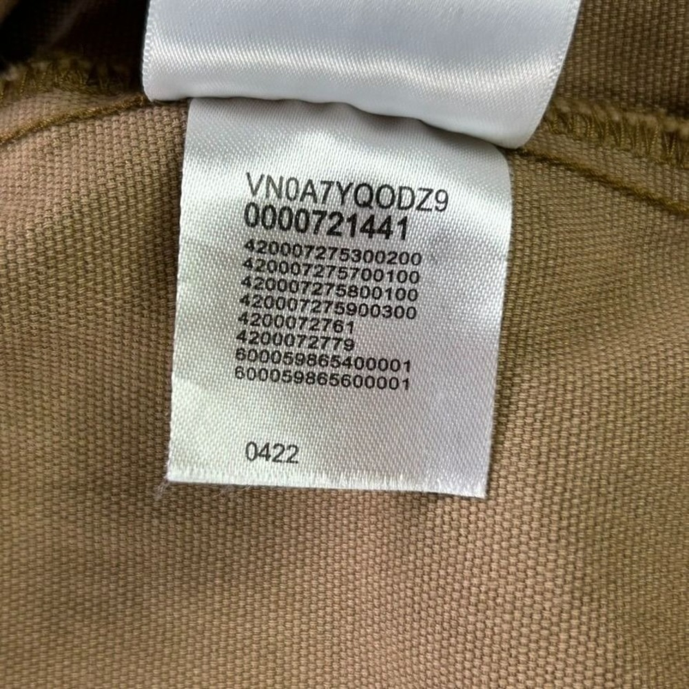 Vans Lizzie‎ Armanto Dirt Canvas Utility Jacket Tan Women Small Floral Inside - Picture 11 of 15